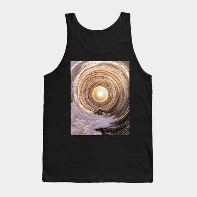 Surf The Wave Tank Top by nak_bali_